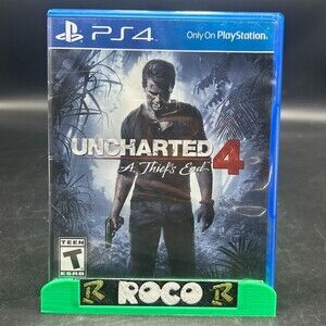 Uncharted 4: A Thief's End PS4 (Sony PlayStation 4, 2016) No Manual